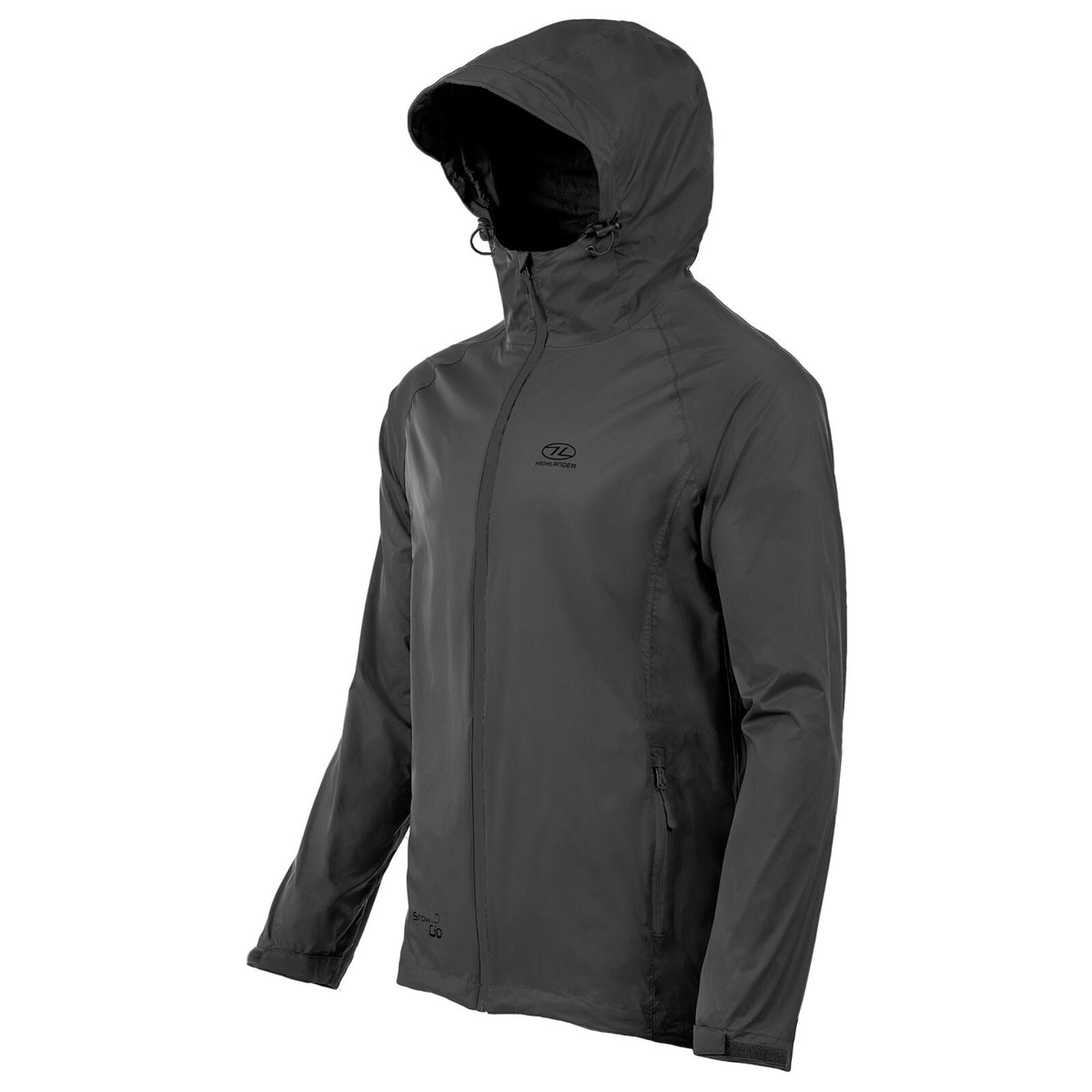Stow and Go Waterproof Breathable Rain Jacket Light Weight pack away