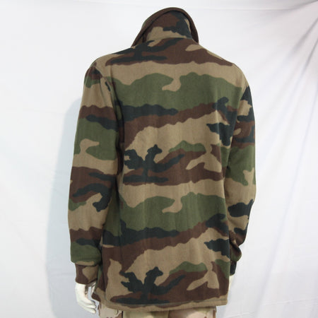 Genuine Surplus French Army Camouflage Fleece Pullover Jumper Top Camo 3239