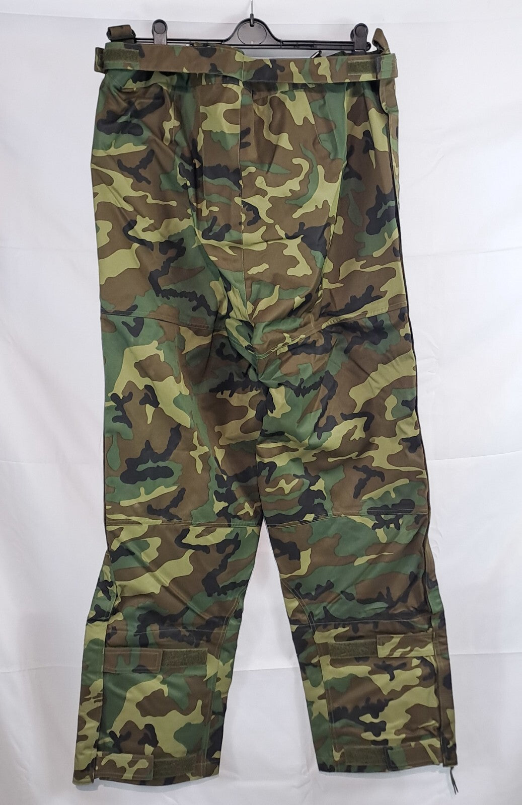 New Genuine Surplus Spanish Military Waterproof Over Trousers Woodland (2539)