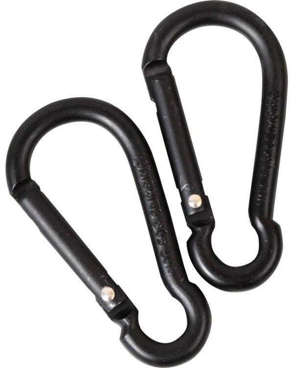 Kombat Carabiner Pairs 8mm Karabiner Military Clip Army Forces Olive Tan Black