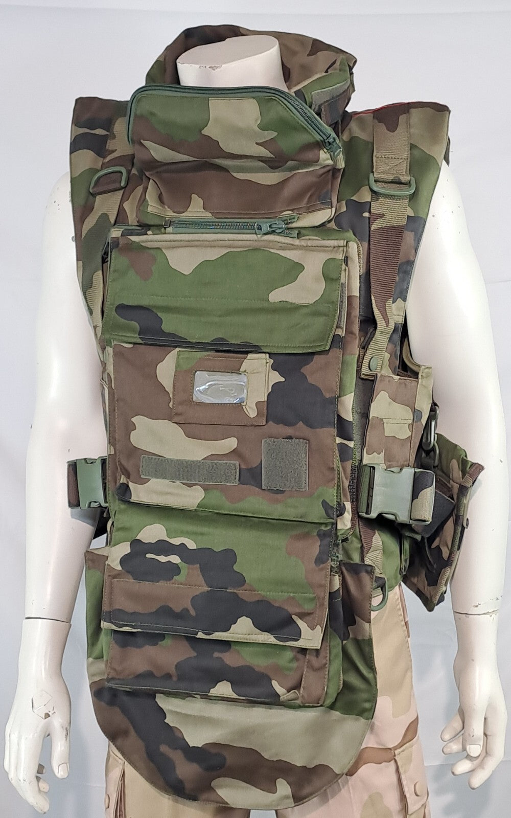 Genuine Surplus French Body Armour Plate Cover Woodland Camo Medium (2388)
