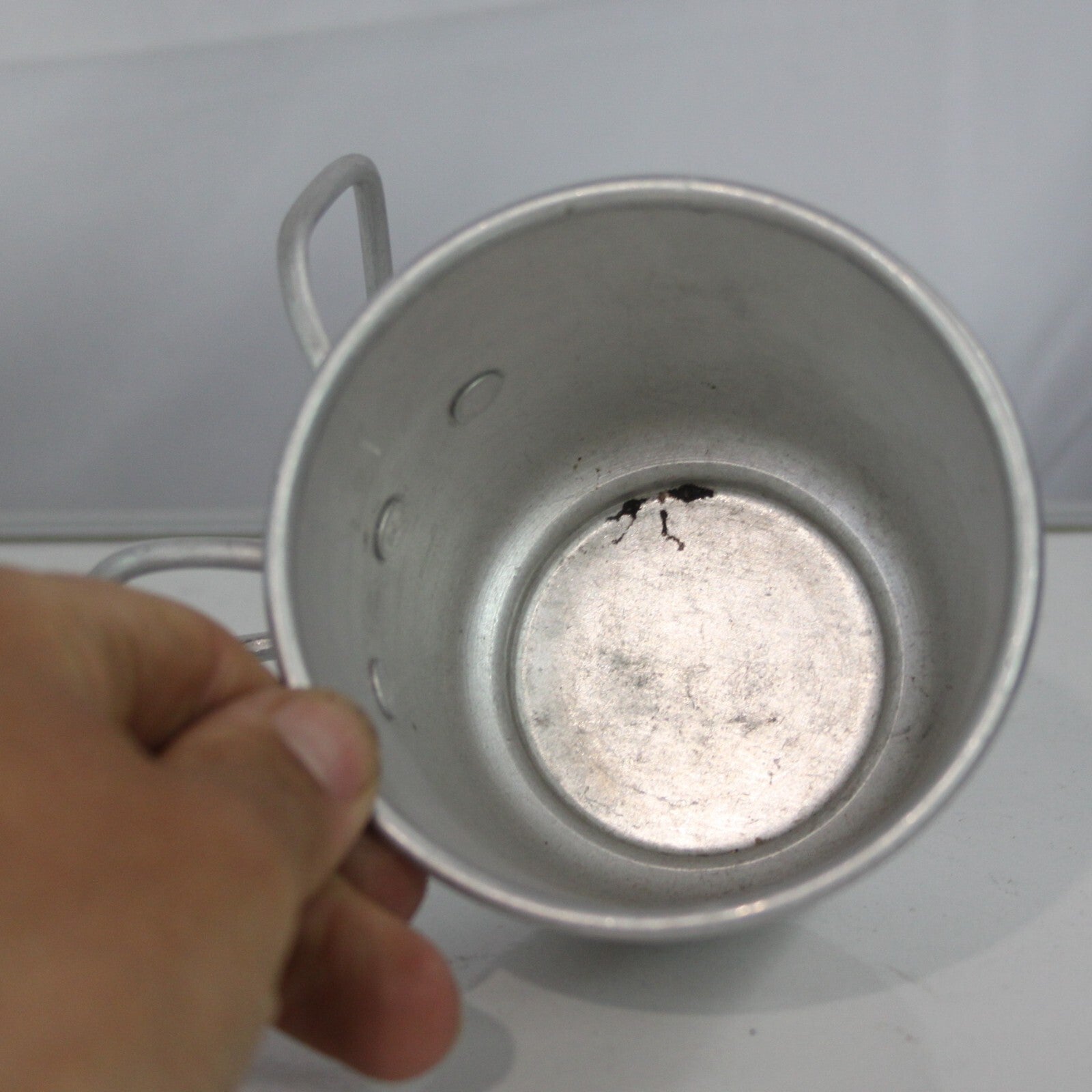Genuine Surplus Army Metal Cup with Folding Handles Small Mug  3235