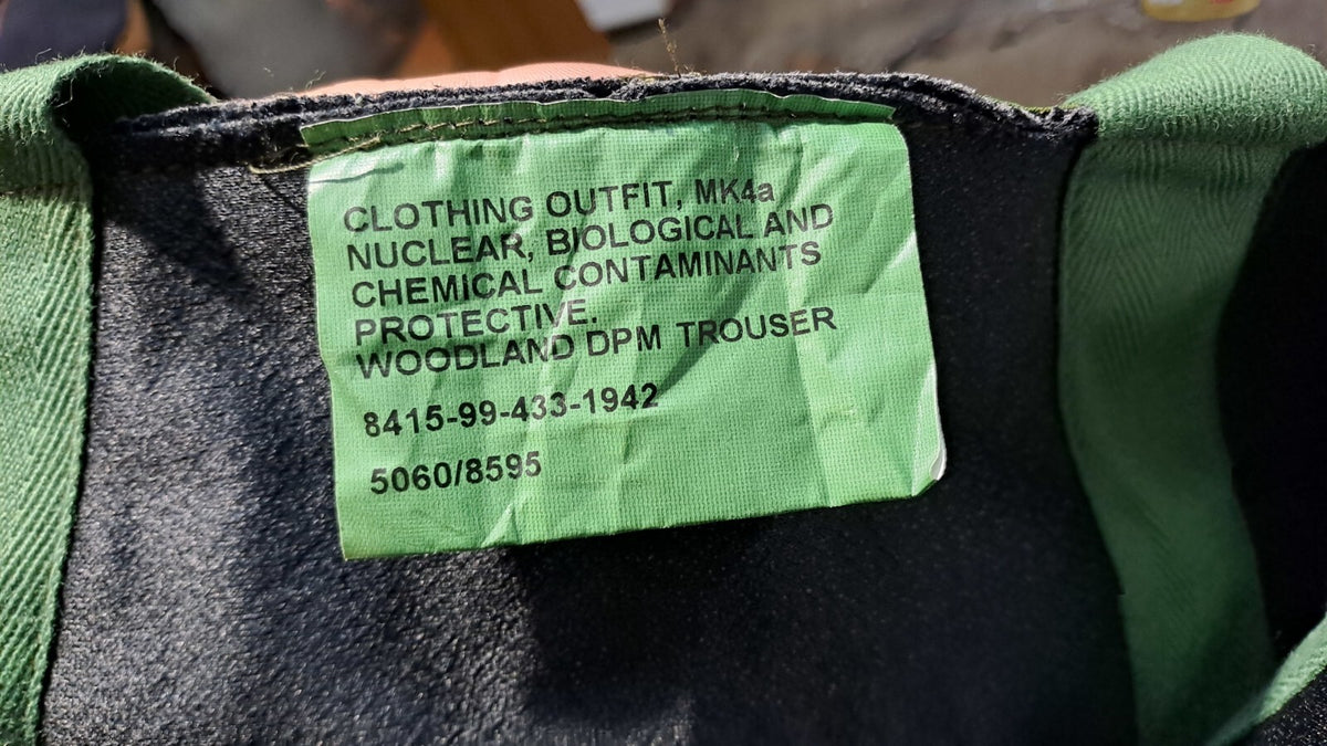 Genuine Surplus Mk 4A British DPM NBC Trousers 32-36" Chest Short (3027)