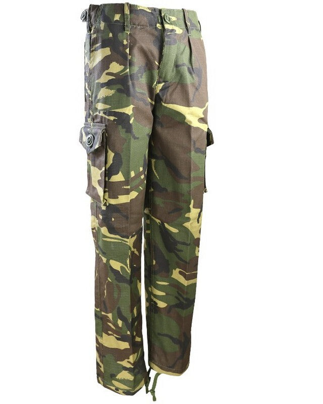  Kids Polycotton DPM  Army Soldier Style Camo Camouflage Combat Play Trousers 