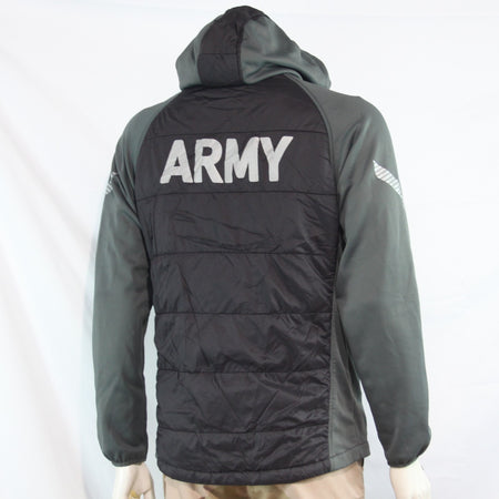 Genuine Surplus British Army Padded Lightweight Jacket Black Grey Printed (4284)