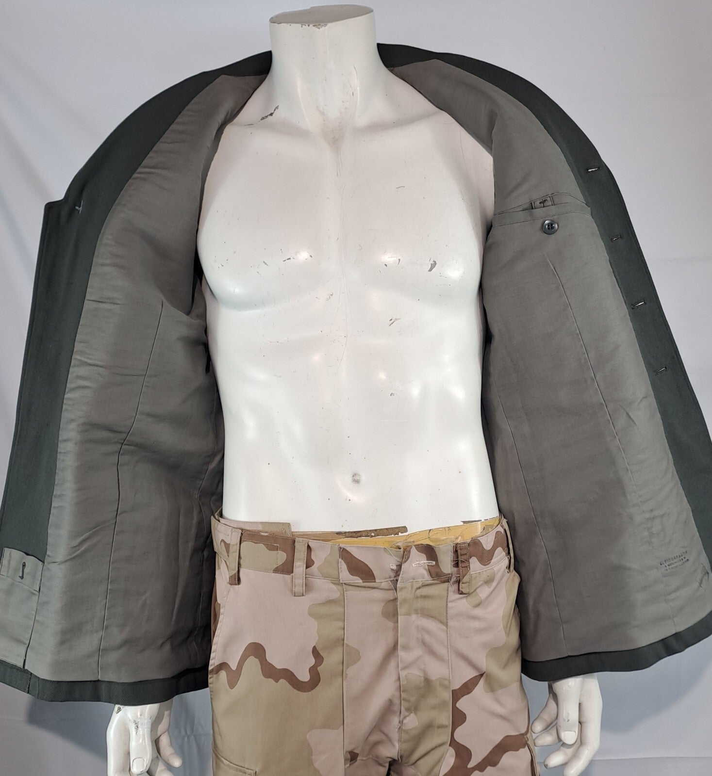 Genuine Surplus Austrian Army Dress Jacket Grey Uniform (138)
