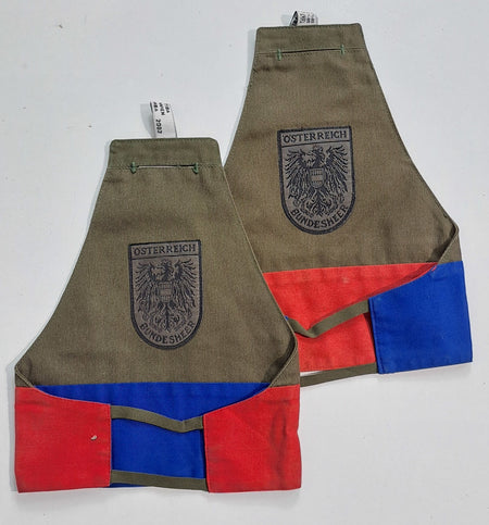 Genuine Surplus Austrian Army reversible Brassard Olive Badged SINGLE (3089)