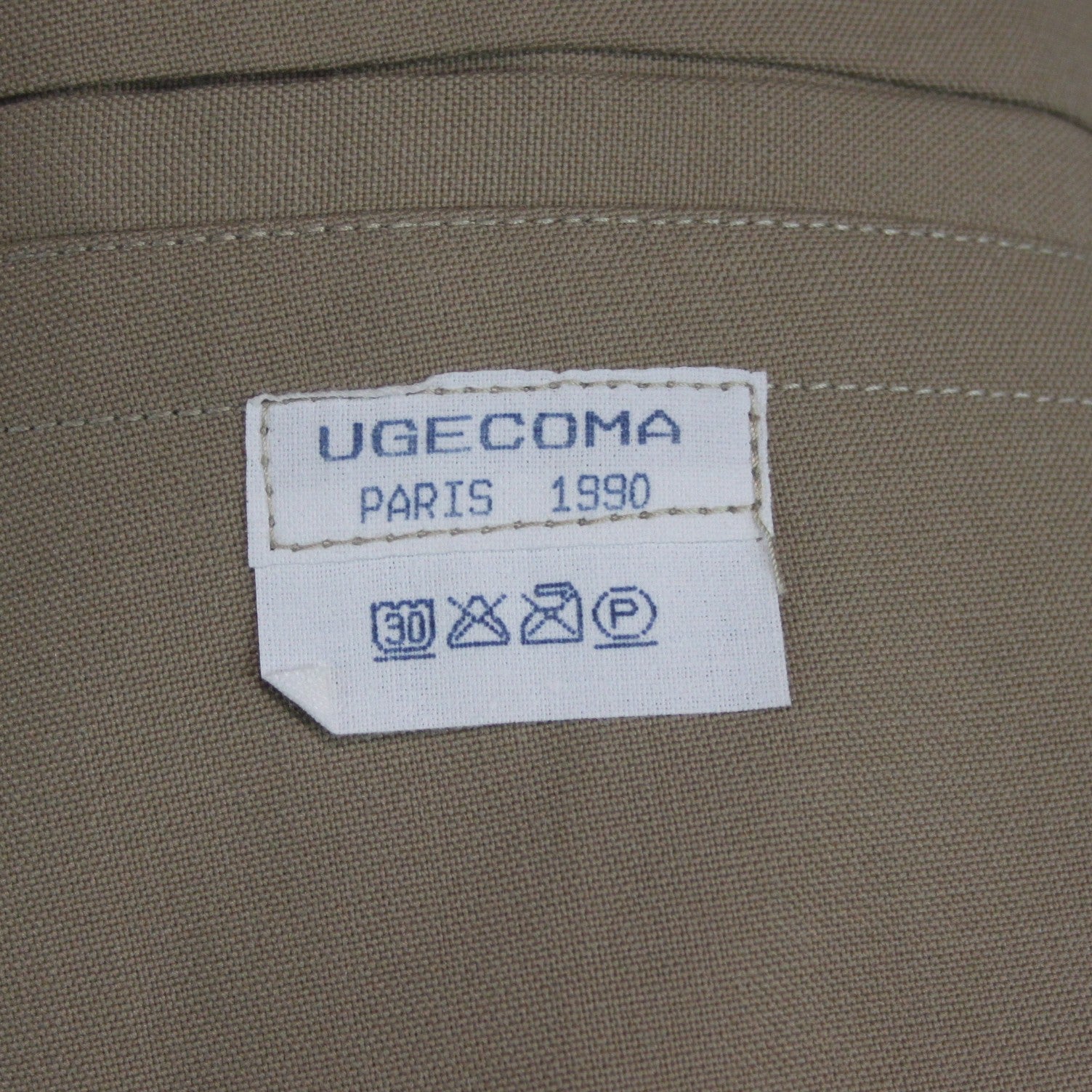1990's French Army Dress Jacket Genuine Surplus Sand Beige Uniform (4017)