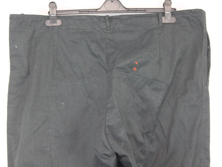 Genuine Surplus French / Belgian Vintage Canvas Trousers Stiff Navy 44" (1534)