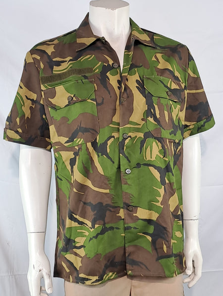 Genuine Surplus Dutch Army Lightweight Camo Shirt DPM SHORT Sleeve 3321