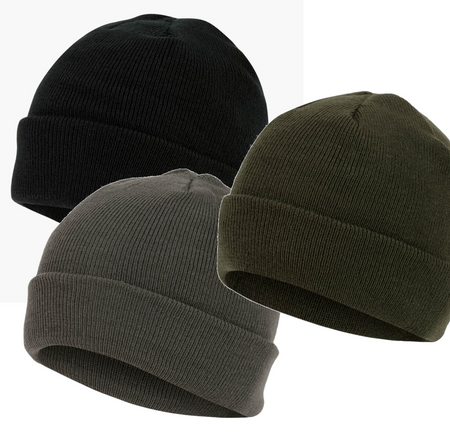 Waterproof Knitted Hat Watch Cap Thermal Thinsulate Winter Military Warm Beanie 