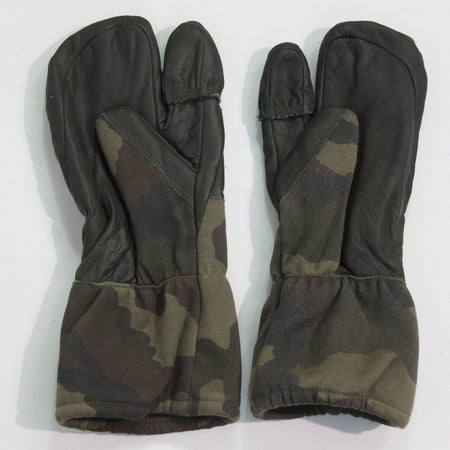 Gore-tex Lined Waterproof Mittens Leather Palm Camo Genuine Surplus (4407)