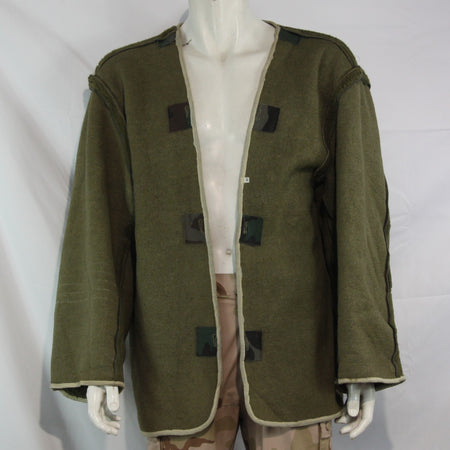 Genuine Surplus Croatian Army Parka Liner Thermal Faux Fur Olive 46-48" (3725)
