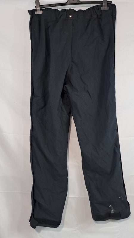 Arktis Fully Lined Black Winter Over-Trousers Ripstop Side Zips 36-38" (2708)