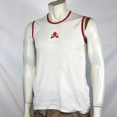Genuine Surplus British Army Singlet Vest PT White  (3147)