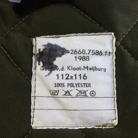 Genuine Surplus Dutch Army Parka Liner Thermal Quilted Olive  44-46" (3727)
