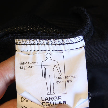 Genuine Surplus Fleece Jacket Water Resistant Black  42" Short (4123)