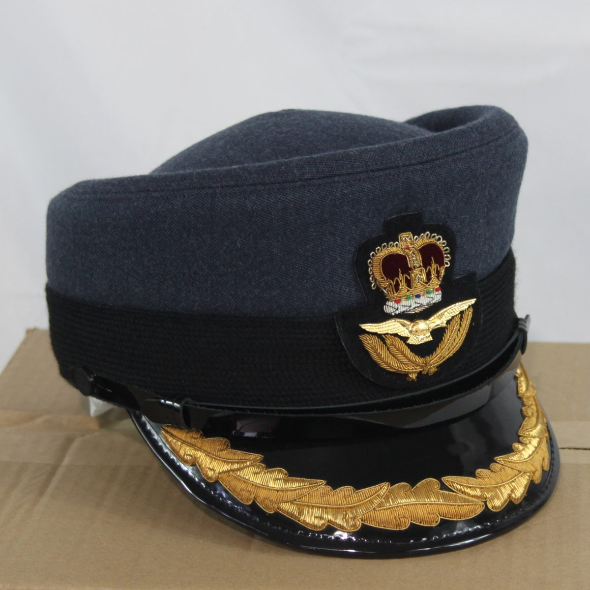 NEW British RAF Group Captain Womens Dress Hat Genuine Surplus 57cm (4416)