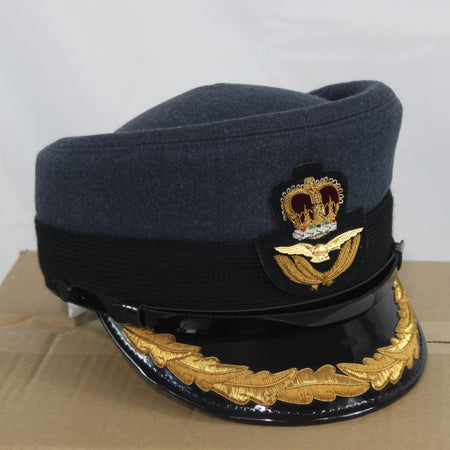 NEW British RAF Group Captain Womens Dress Hat Genuine Surplus 57cm (4416)