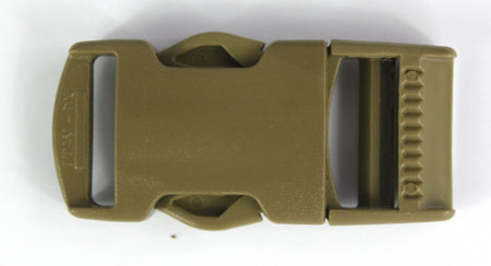 Side Release Buckles Tan Plastic Clips Belts Rucksacks  Replacement All Sizes