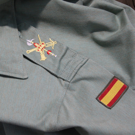 Genuine Surplus Spanish Foreign Legion Military Shirt Army Green 36 & 50"(4102)
