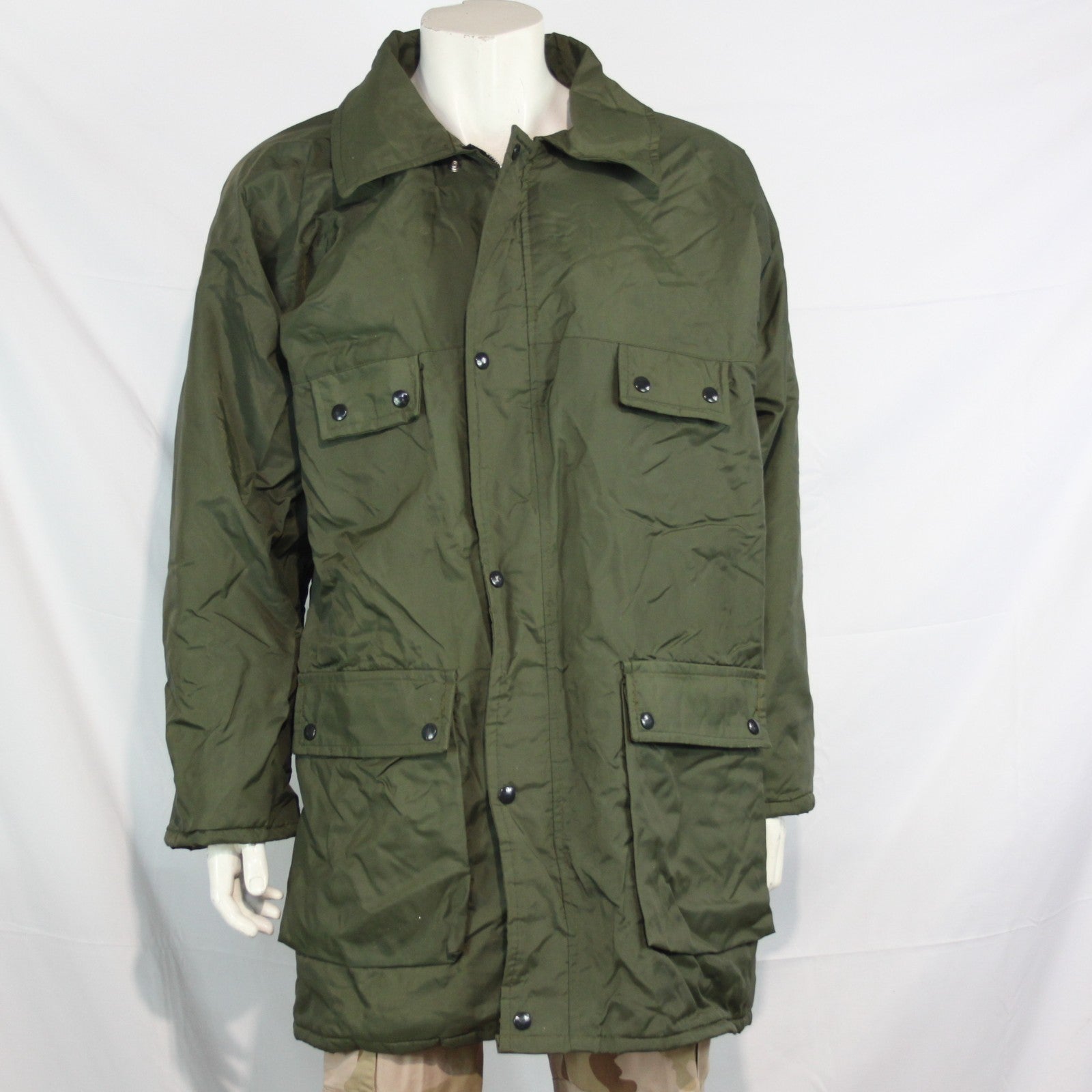 Military Style Work Jacket Water Resistant Olive Green 42-44" (3346)