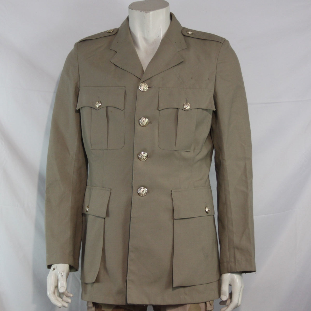 Genuine Surplus British Army Officers No4 Dress Jacket Beige Grade 2 42" (3491)