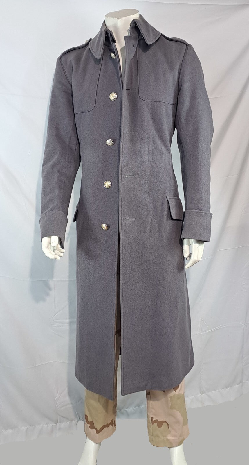 Genuine Surplus Army Coldstream Guards Wool Greatcoat 32" Chest (2542)