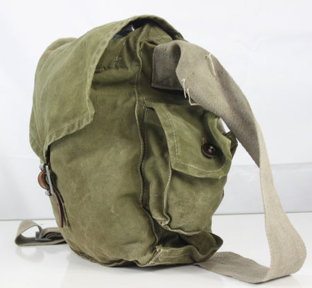 Genuine Surplus Vintage Hungarian Army Bread bag Side Bag Cotton Canvas  (1186