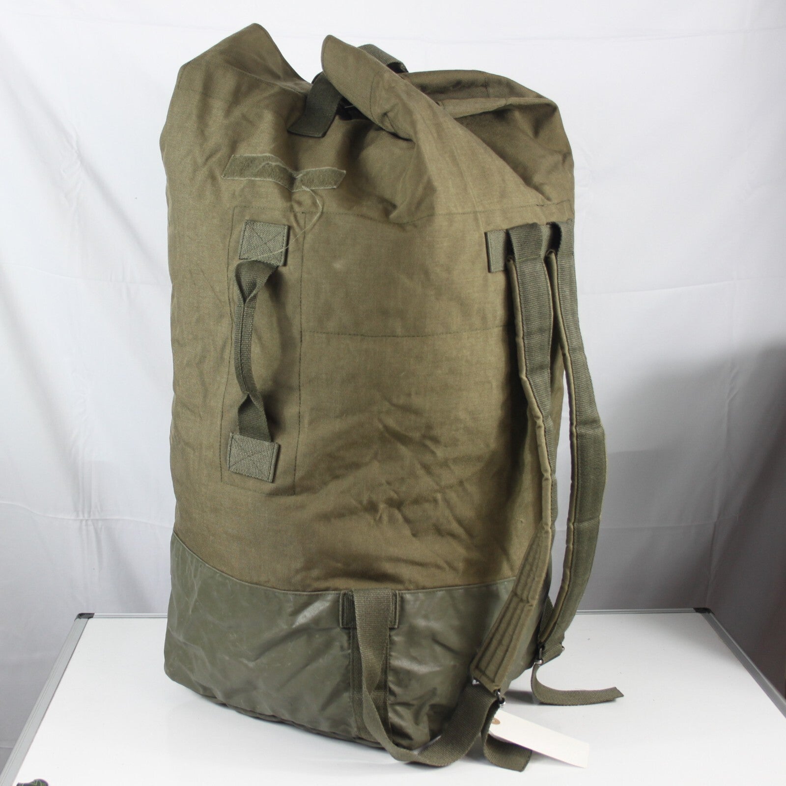 Genuine Surplus Austrian Army Kit Bag Cotton Canvas With Repairs Sea Sack G2