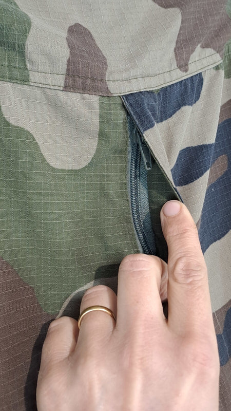 Genuine Surplus French CCE Camouflage Trousers Combats Flat Front 32-34" (3124)
