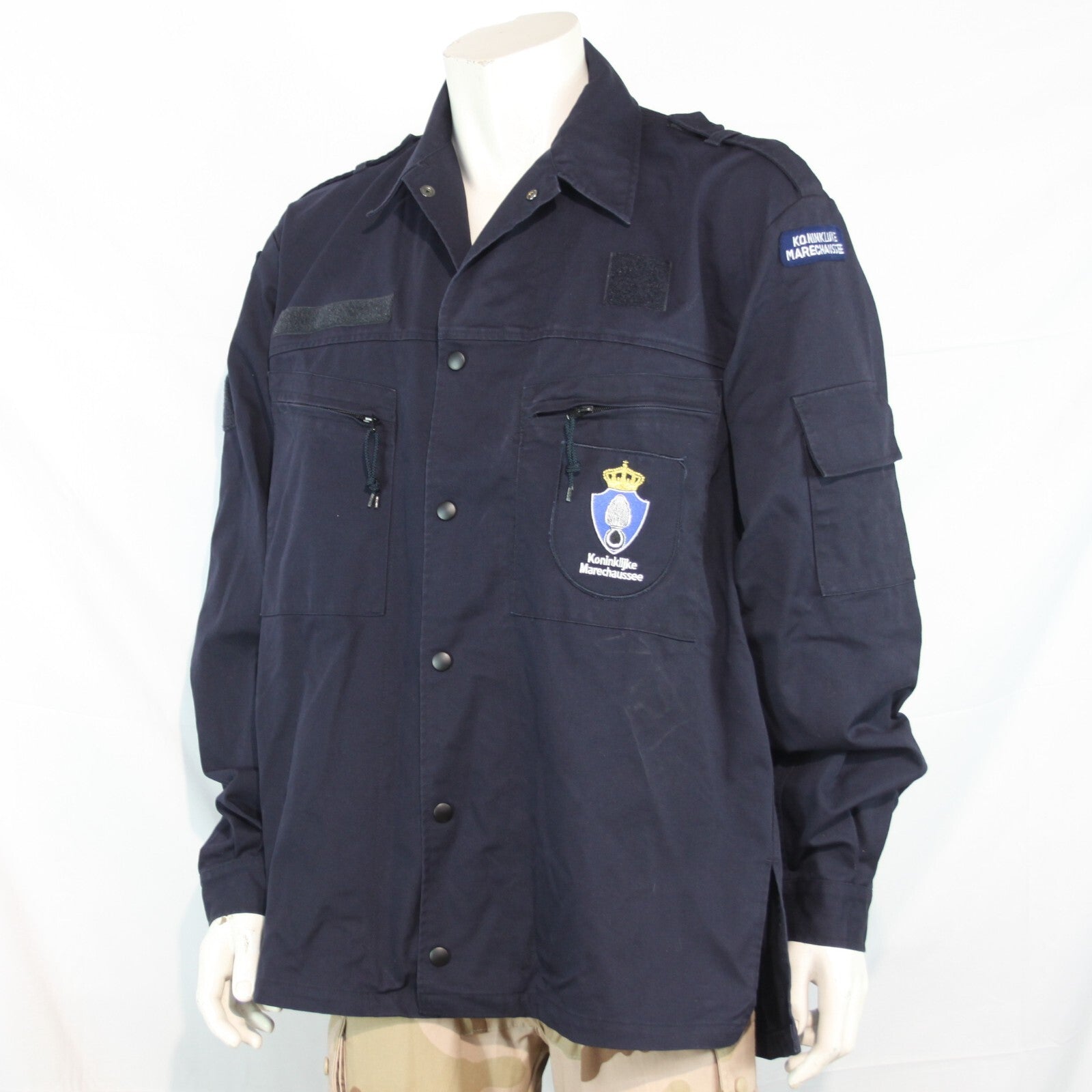 Genuine Surplus Dutch Royal marines Shirt Lightweight Jacket Navy 44-46" (3152)