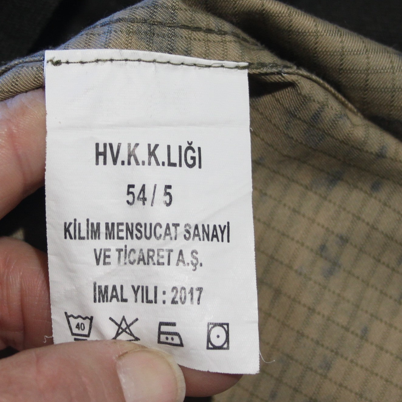 Turkish Airforce Lined Camouflage Heavyweight Shirt Genuine Surplus (4147)
