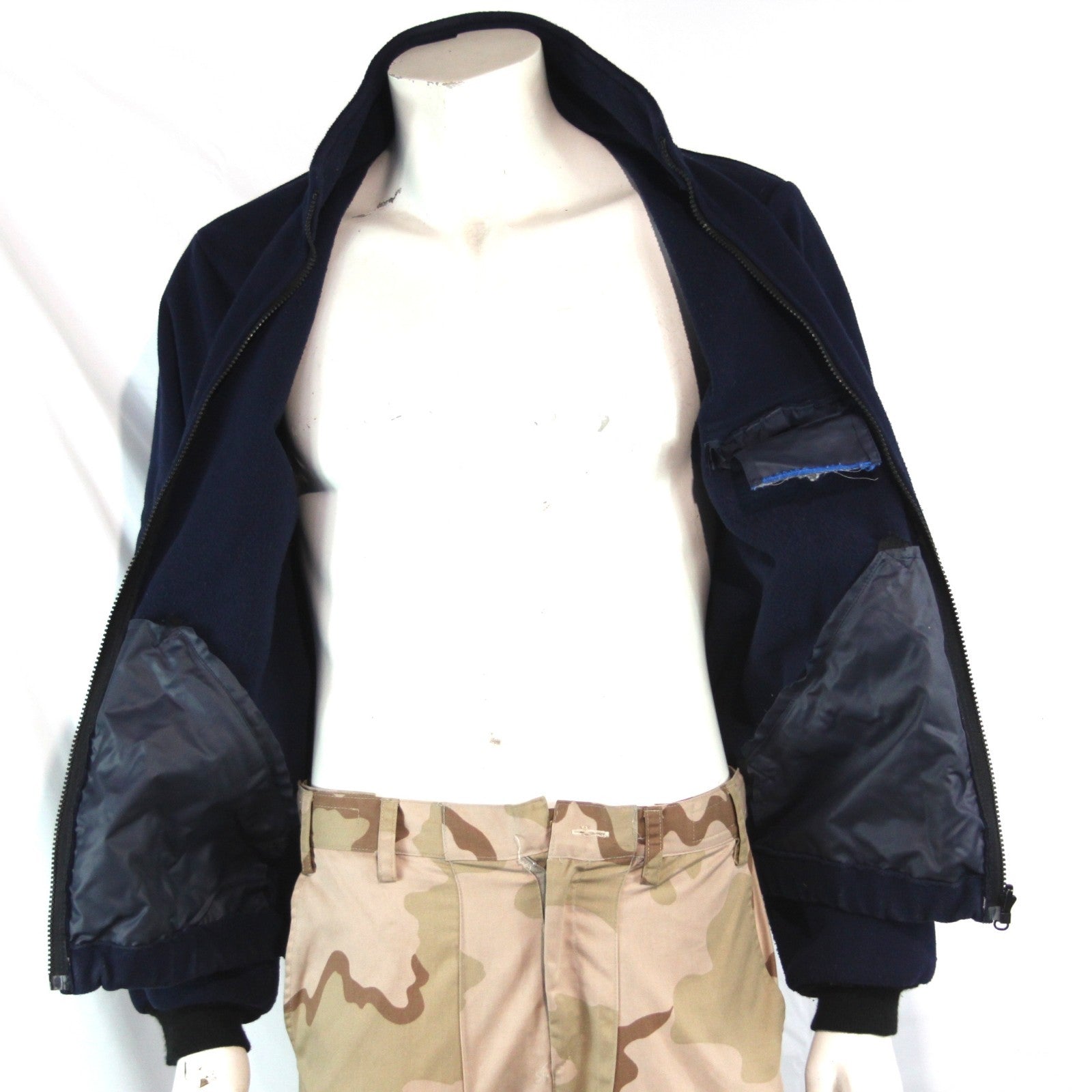 Genuine Surplus British Police Fleece Jacket Water Resistant navy  XS (4121)