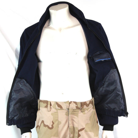 Genuine Surplus British Police Fleece Jacket Water Resistant navy  XS (4121)