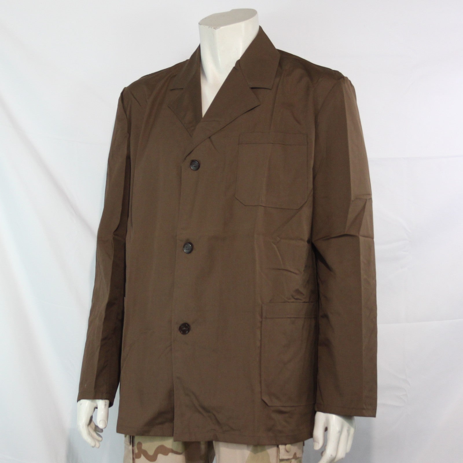 Genuine Surplus Brown Warehouse Coat / Work Jacket Lightweight (3414)