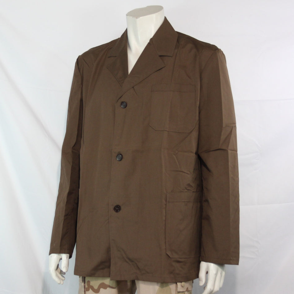 Genuine Surplus Brown Warehouse Coat / Work Jacket Lightweight (3414)