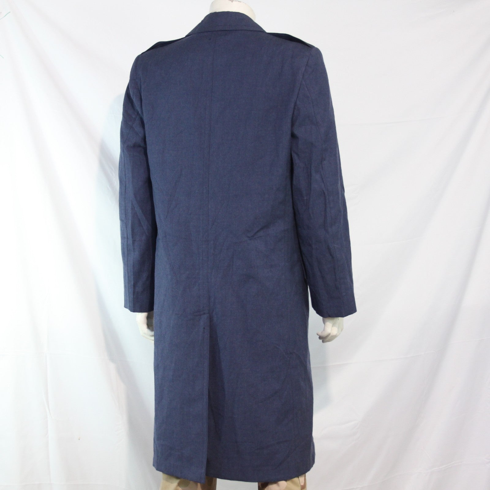 US USAF Airforce Wool Greatcoat Genuine Surplus Mens Overcoat 36-38" (3509)