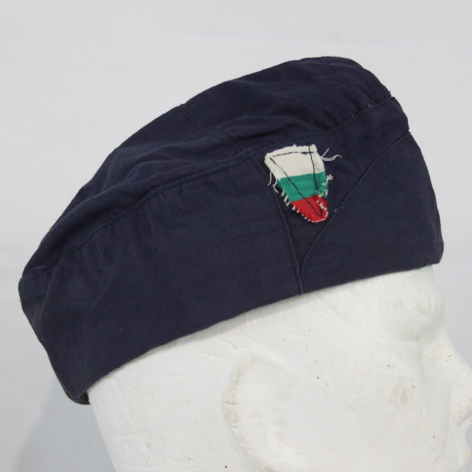 Bulgarian Military Side Hat Airforce Navy Blue Vintage Genuine Surplu59cm (4401)