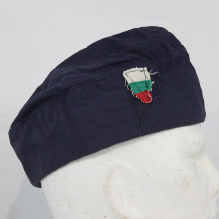 Bulgarian Military Side Hat Airforce Navy Blue Vintage Genuine Surplu59cm (4401)