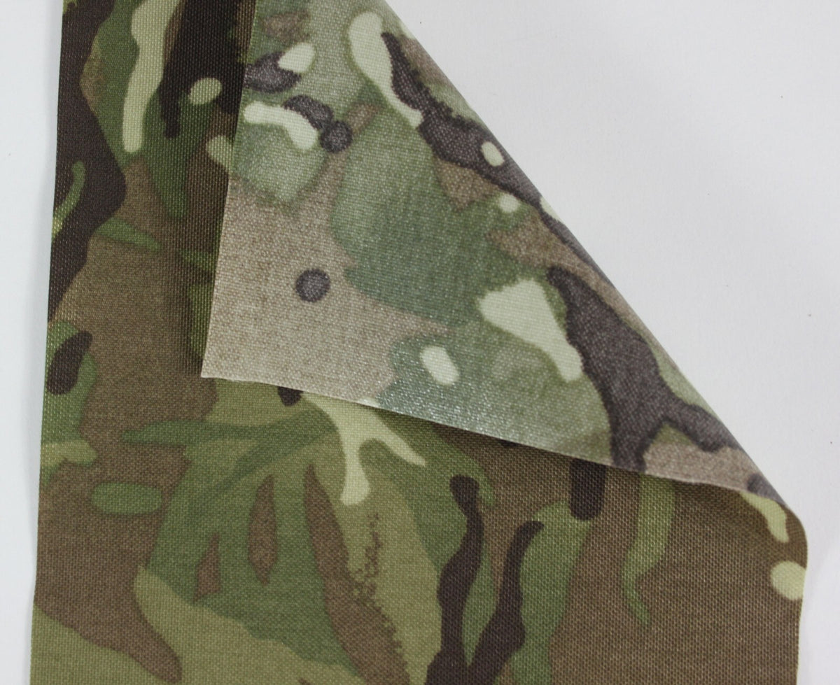 1000 Denier Texturised PU Coated Nylon  Fabric- MTP Multi Terrain Print A4 Piece