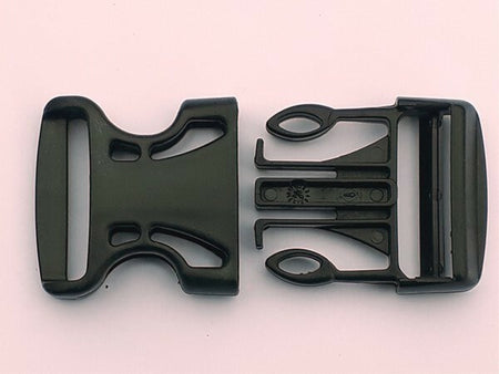 ITW Nexus Airloc Lightweight Side Release Buckles Black Plastic Clips All Sizes