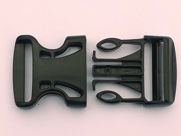 ITW Nexus Airloc Lightweight Side Release Buckles Black Plastic Clips All Sizes