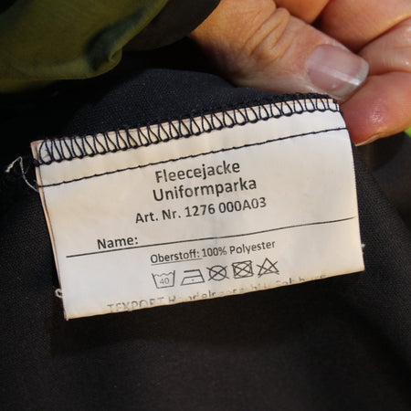 Genuine Surplus Austrian Army Fleece Jacket Black Munition 40-42" (3166)
