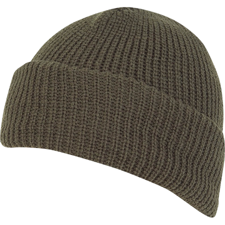 Highlander Acrylic Knitted Bob Hat Watch Hat Black Green