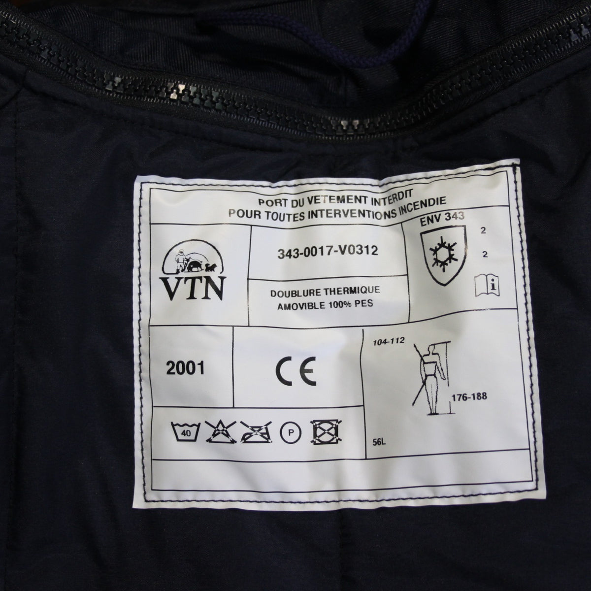 NEW Waterproof Padded Winter Coat French Military Genuine Surplus 44-46" (3611)
