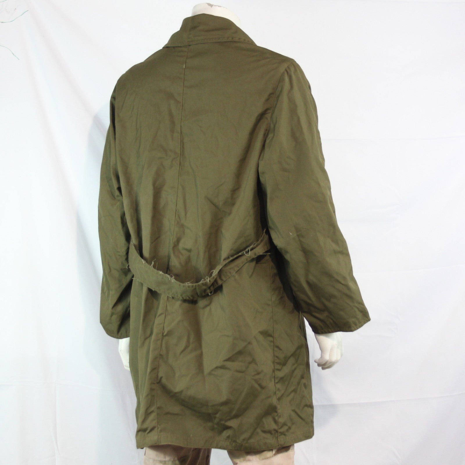 Mens Soviet Cold War Romanian Overcoat Genuine Surplus 42-44" Chest (3602)