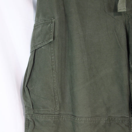1980's Genuine Surplus Heavyweight Belgian Army Combat Trousers Repaired (3688)