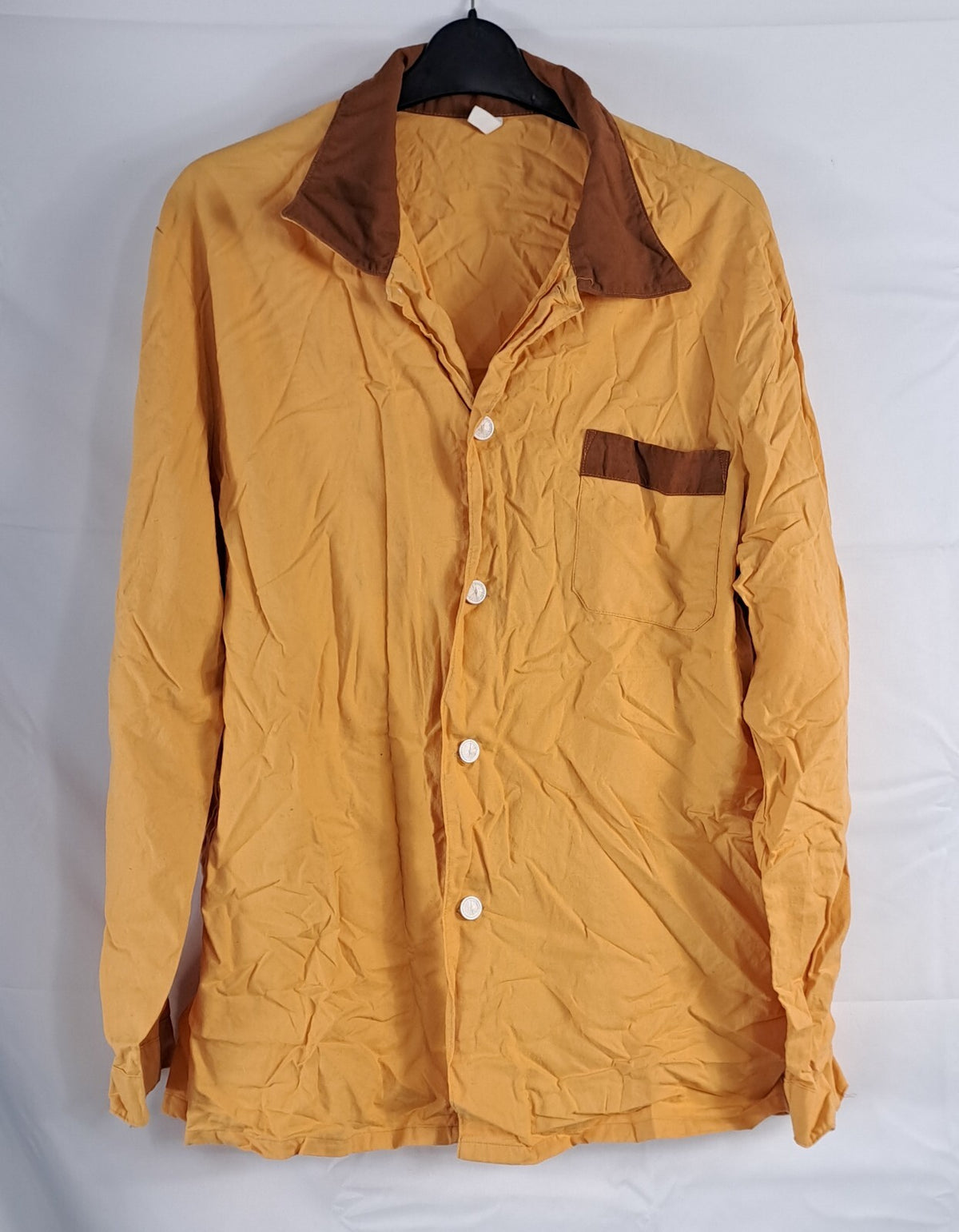 Genuine Surplus Swedish Army Issue Pyjama Top Yellow 42" Chest (2748)
