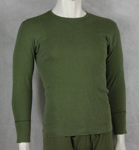 Genuine Surplus British Army Vintage Cotton Thermal Top Vest Long Johns G1